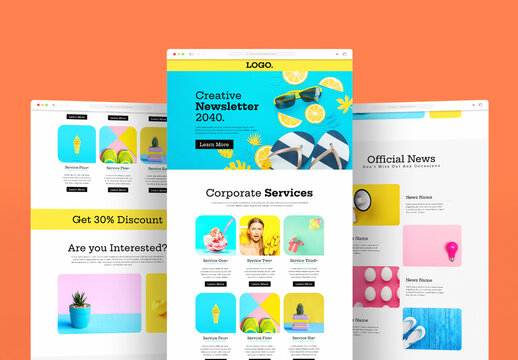 Creative Newsletter Design