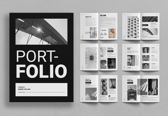 Portfolio Template Design Layout