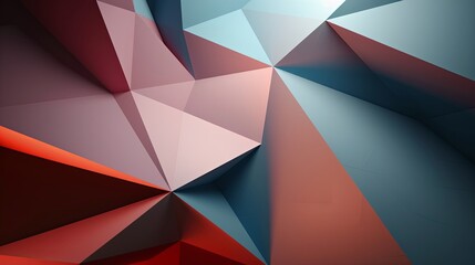 Obraz premium Harmonious Triangles in a Minimalist Abstract Ensemble