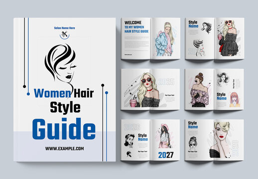 Women Hair Style Guide Layout