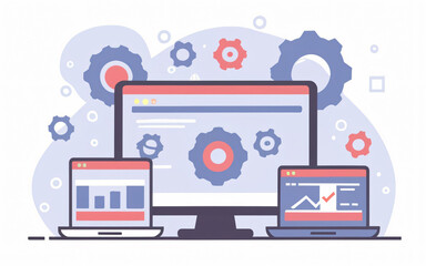 Obraz premium Web Development