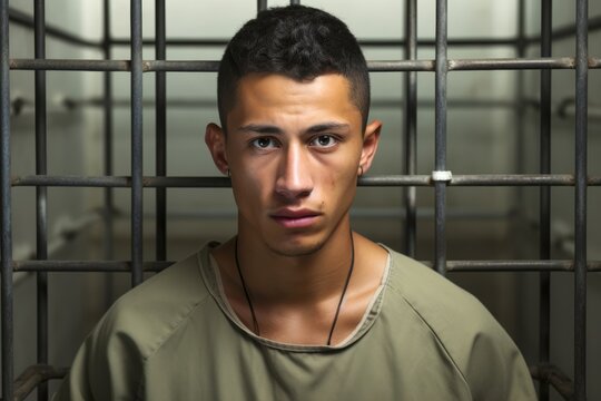 
Profile image of a young male prisoner, aged 20, of Hispanic descent, symbolizing the challenges faced by youth within the criminal justice system
