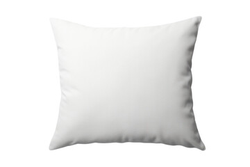 Blank pillow isolated on white background. Empty cushion for your design