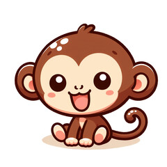 Obraz premium Cute monkey
