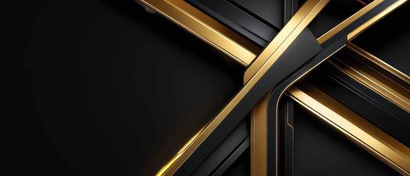 metal gold black background. abstract luxury gold black backdrop