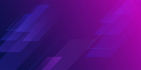 Abstract dark blue purple gradient background with diagonal geometric shape and line. vector illustration