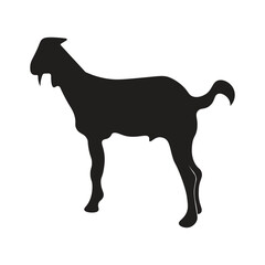 Eid al-Adha Goat Silhouette