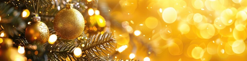 A vibrant holiday background in a sunny yellow, perfect for a lively and energetic mood.