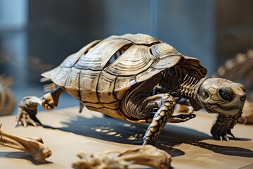 a turtle's skeletal design, showcasing the sturdy architecture that has stood the test of time.