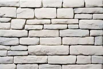Obraz premium old brick wall white color for background or texture