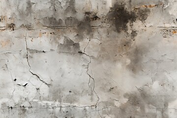 Obraz premium old wall with white plaster is weathered, for background or texture