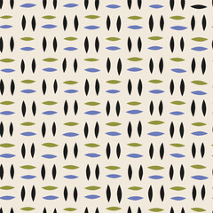 Seamless hand drawn pattern. Abstract background with hand drawn doodle shapes.