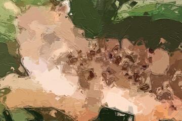 Oil paintings and various floral landscapes, ponds, forests, tigers, birds, lotus leaves, and lotus flowers