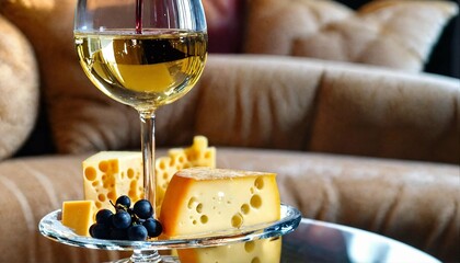 cheese and wine
