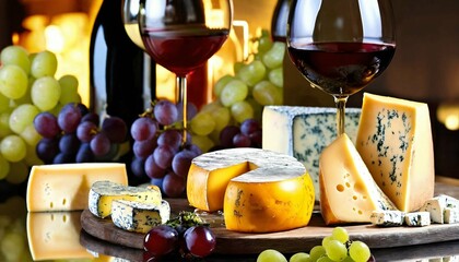 cheese and wine