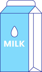 UHT Milk Illustration