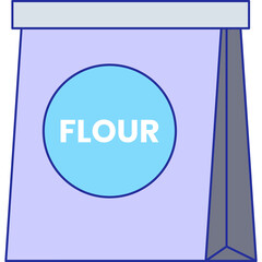 Packaged Flour Illustration
