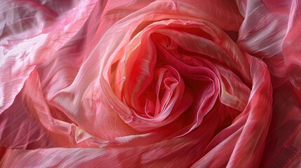 Rose colored fabric