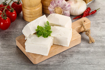 Greek traditional organic feta cheese - 794885264