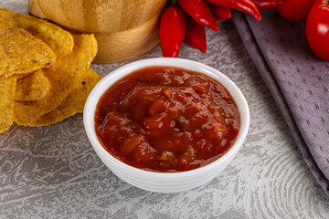 Spicy mexican sauce Salsa dip - 794887033