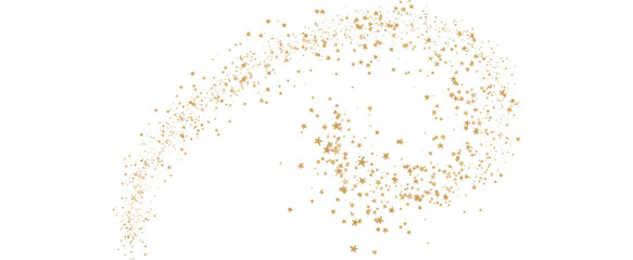 sparkling falling star. Stardust trail.