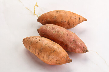 Raw ripe sweet potato heap - 794888897