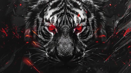 Tiger amazing background HD wallpaper