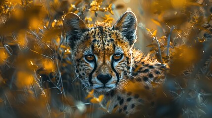 Fototapeta premium The natural world on a deeper level through a close-up view of rare wildlife. The natural world on a deeper level through a close-up view of rare wildlife.