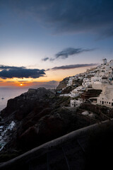 Sunset oia santorini thira santorin greece 