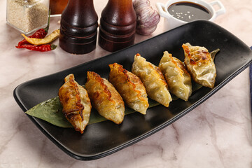 Fried Japanese stuffed dumplings - Gyoza