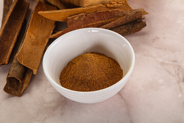 Natural Cinnamon powder with sticks - 794895457