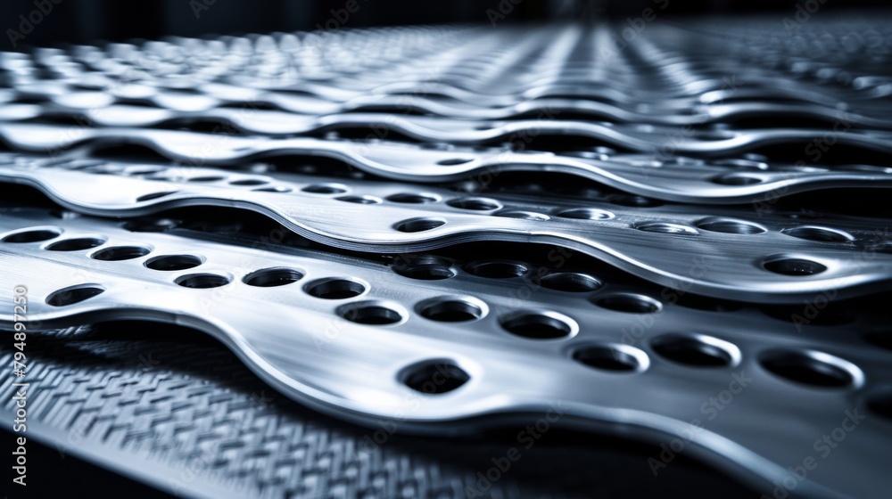 Poster illustrate a shape that appears to be made up of interlocking hexagons, with each side fitting perfe