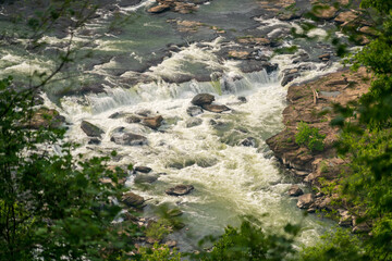 Sandstone Falls, New River Gorge National Park in West Virginia