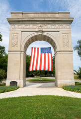 The Memorial Arch in Memorial Park at Huntington, Cabell County, West Virginia