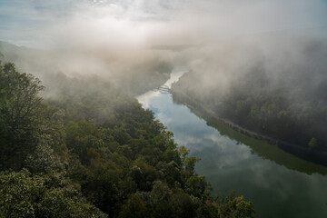 New River Gorge National Park and Preserve in southern West Virginia in the Appalachian Mountains