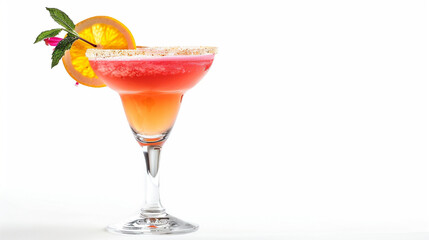 Colorful Cocktail with Citrus Garnish