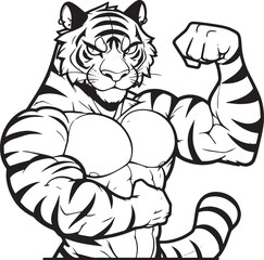 tiger coloring page