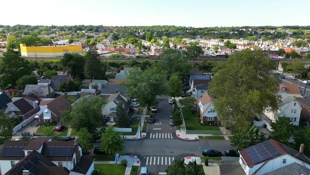 Beautiful Birds Eye View of Neighborhood Homes in Hollis Queens, NY - Pt. 3