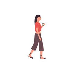 pose of a woman taking a photo woman