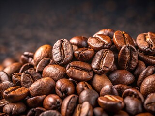 realistic coffee beans