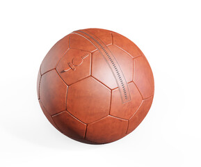 Red volleyball ball 3d render - obrazy, fototapety, plakaty