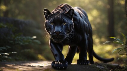 Black panther, leopard