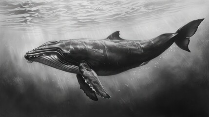 Black and white pencil drawings of fascinating sea creatures. Where art and imagination combine to create a sense of wonder and awe.