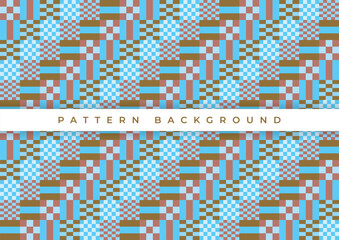 colorful geometri seamless pattern background design