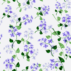 Beautiful bright floral seamless pattern - 794946815