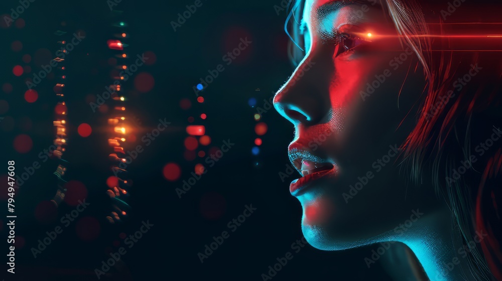Poster a digital native using a voice-activated assistant