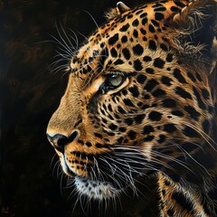 Obraz premium close up of a leopard