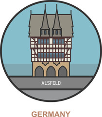 Alsfeld. Cities and towns in Germany