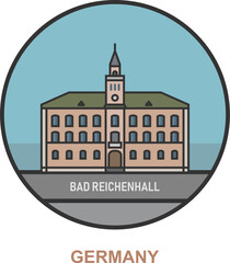 Bad Reichenhall. Cities and towns in Germany