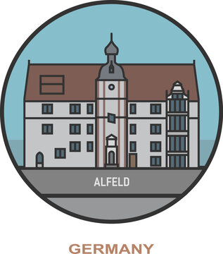 Alfeld. Cities and towns in Germany